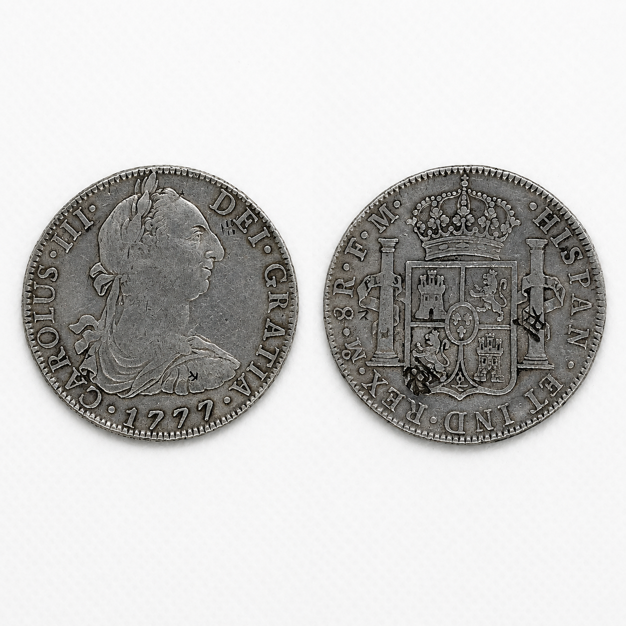1777. Carlos III. México. FM. 8 reales.