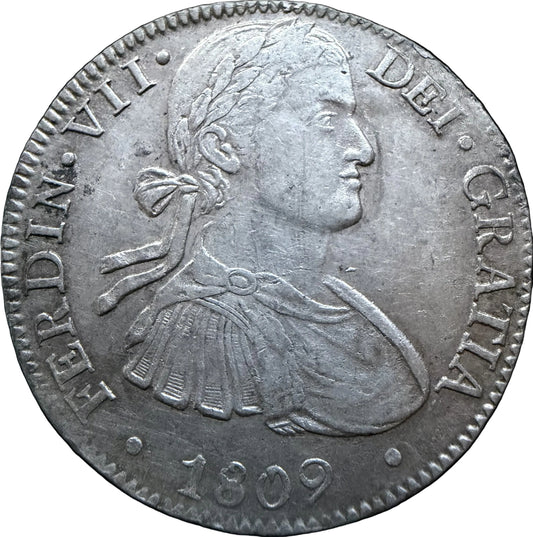 1809. Fernando VII México TH 8 Reales