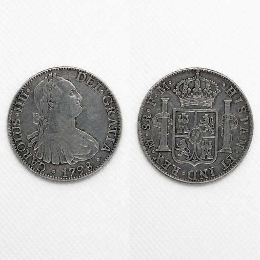 1798. Carlos IV. México. FM. 8 reales.