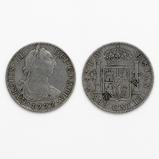 1777. Carlos III. México. FM. 8 reales.