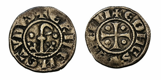Comtat d'Urgell. Ermengol X (1267-1314). Agramunt. Òbol.
